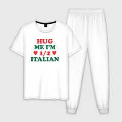 Мужская пижама хлопок Наполовину итальянец