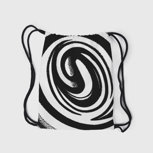 Рюкзак-мешок 3D Черно-белая воронка - фото 7