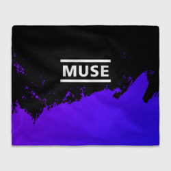 Плед 3D Muse purple grunge