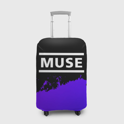 Чехол для чемодана 3D Muse purple grunge, цвет 3D печать