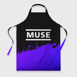 Фартук 3D Muse purple grunge