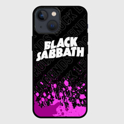 Чехол для iPhone 13 mini Black Sabbath rock Legends: символ сверху