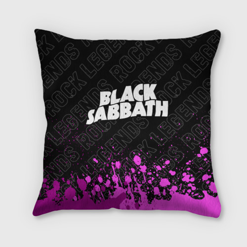 Подушка 3D Black Sabbath rock Legends: символ сверху