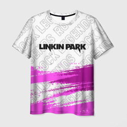 Мужская футболка 3D Linkin Park rock Legends: символ сверху