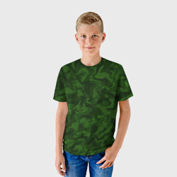 Детская футболка 3D Хаки камуфляж - фото 2