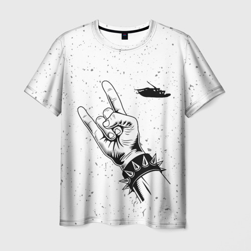 Мужская футболка 3D Papa Roach и рок символ, цвет 3D печать
