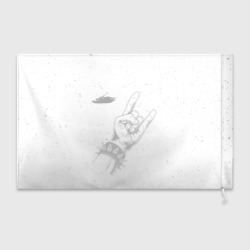 Флаг 3D Papa Roach и рок символ - фото 2