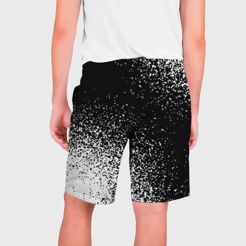 Мужские шорты 3D Twenty One Pilots и рок символ на темном фоне, цвет 3D печать - фото 2