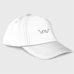 Бейсболка Эмодзи I don't know - темный