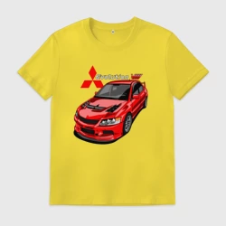 Мужская футболка хлопок Lancer Evolution 8