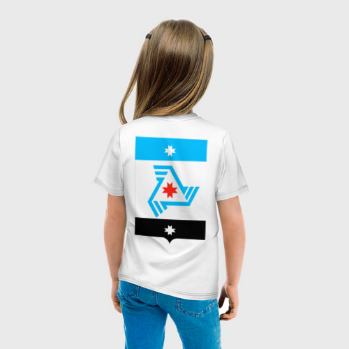 Детская футболка хлопок Балезинский район, цвет белый - фото 6