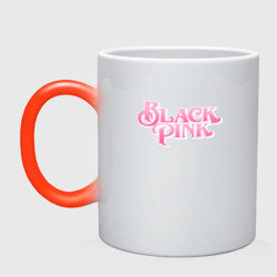 Кружка хамелеон Blackpink - new logotype