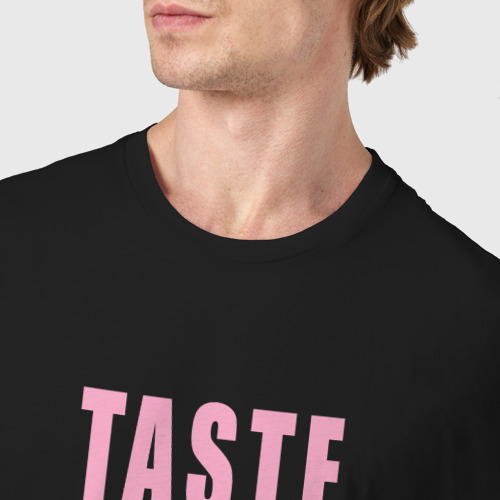 Мужская футболка хлопок с принтом Tasty that pink venom - blackpink, фото #4