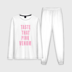 Мужская пижама с лонгсливом хлопок Tasty that Pink venom - Blackpink