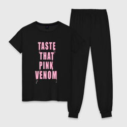 Женская пижама хлопок Tasty that Pink venom - Blackpink