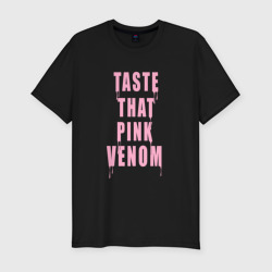 Мужская футболка хлопок Slim Tasty that Pink venom - Blackpink