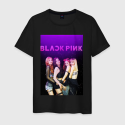 Мужская футболка хлопок Blackpink с автографом