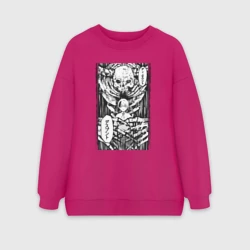 Женский свитшот oversize без начеса хлопок Смертельная игра мёртвой горы