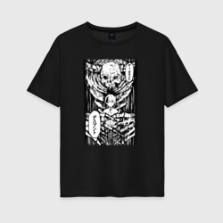 Женская футболка хлопок Oversize Смертельная игра мёртвой горы