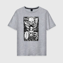 Женская футболка хлопок Oversize Смертельная игра мёртвой горы