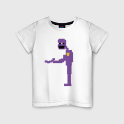 Детская футболка хлопок Фиолетовый человек FNAF