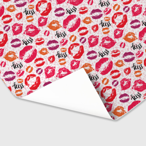 Бумага для упаковки 3D Поцелуи - kiss - фото 3