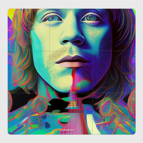 Магнитный плакат 3Х3 Brian Jones Glitch Modern Art