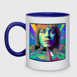 Кружка двухцветная Brian Jones Glitch Modern Art