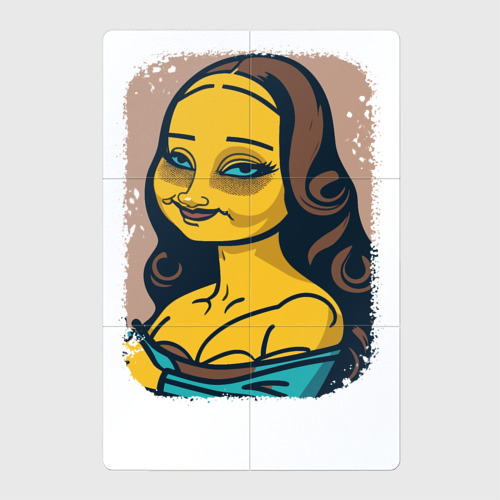 Магнитный плакат 2Х3 Simpsonized Mona Lisa