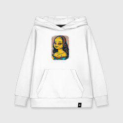 Детская толстовка хлопок Simpsonized Mona Lisa