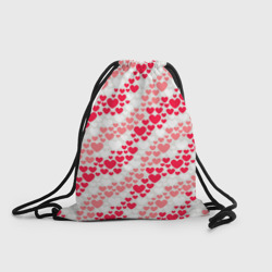 Рюкзак-мешок 3D Волны Любви - сердечки