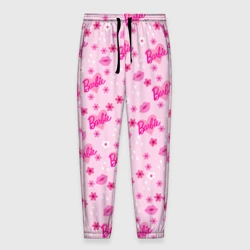 Мужские брюки 3D Барби, сердечки и цветочки