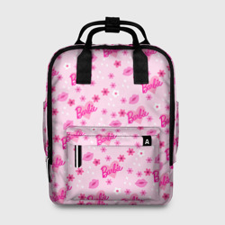 Женский рюкзак 3D Барби, сердечки и цветочки
