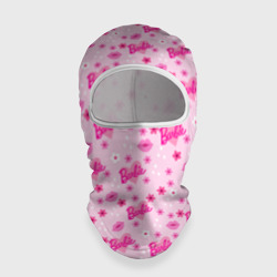 Балаклава 3D Барби, сердечки и цветочки