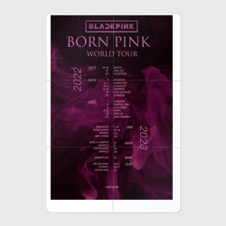 Магнитный плакат 2Х3 Blackpink world tour Born Pink постер
