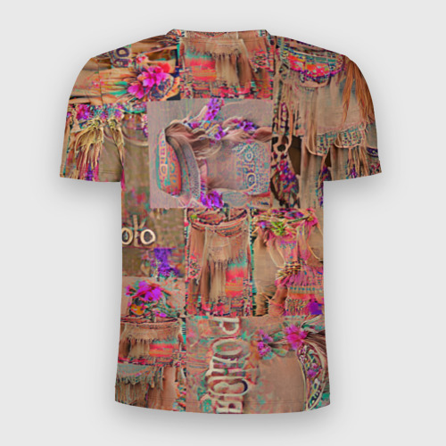 Мужская футболка 3D Slim Бохо шик - дух свободы, цвет 3D печать - фото 2