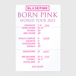 Магнитный плакат 2Х3 Blackpink world tour Born Pink постер