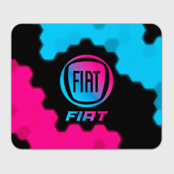 Прямоугольный коврик для мышки Fiat - neon gradient