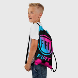 Рюкзак-мешок 3D Fiat - neon gradient - фото 2