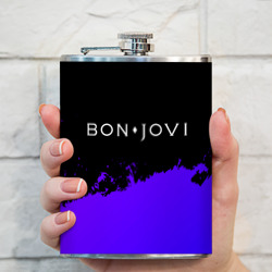 Фляга Bon Jovi purple grunge - фото 2