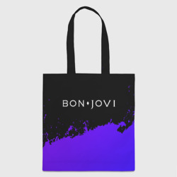 Шоппер 3D Bon Jovi purple grunge
