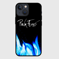 Чехол для iPhone 13 mini Pink Floyd blue fire