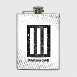 Фляга Paramore с потертостями на светлом фоне