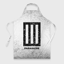 Фартук 3D Paramore с потертостями на светлом фоне