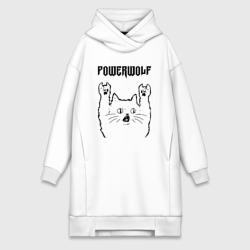 Платье-худи хлопок Powerwolf - rock cat