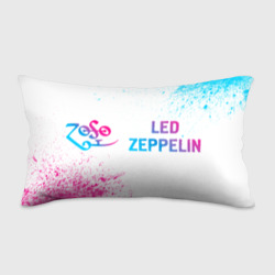 Подушка 3D антистресс Led Zeppelin neon gradient style: надпись и символ