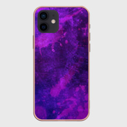Текстура - Purple explosion – Чехол для iPhone 12 Mini с принтом купить