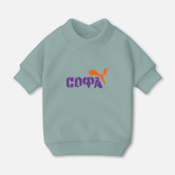 Свитшот для собак хлопок Софа и лиса