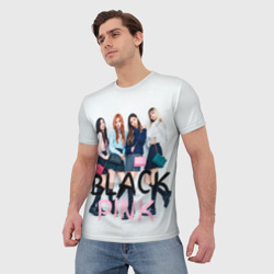 Мужская футболка 3D Blackpink girls - фото 2