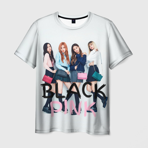 Мужская футболка 3D Blackpink girls, цвет 3D печать